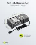 Miniatyrbillede 3 af 6: Goobay satellit multi-switch 9 indgange/4 udgange (64879)