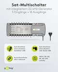 Miniatyrbillede 2 af 6: Goobay satellit multi-switch 5 indgange/16 udgange (64876)