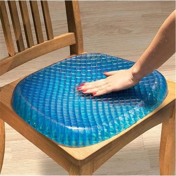 RAILONCH Summer Cool Andas Ortopedisk Gel Sittdyna Avlastar Ischias kontorsbil Rullstol A119