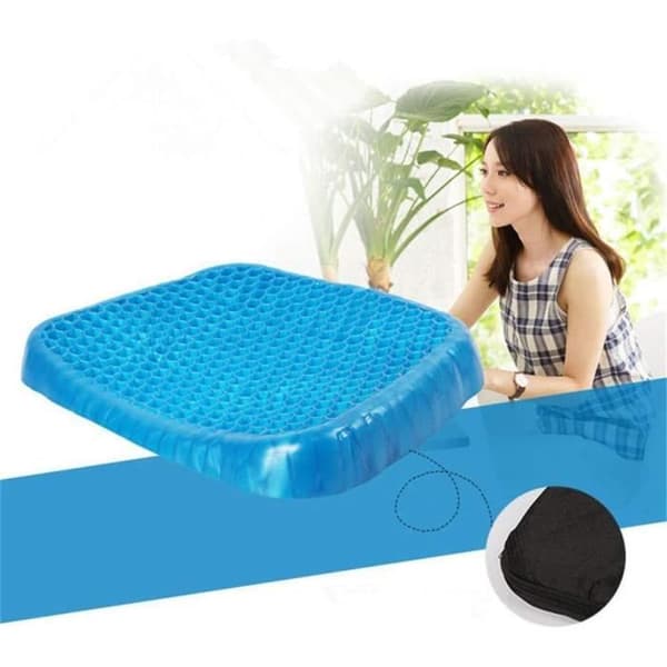 RAILONCH Summer Cool Andas Ortopedisk Gel Sittdyna Avlastar Ischias kontorsbil Rullstol A119