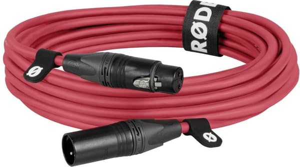 Röd XLR6M-R XLR anslutningskabel Röd