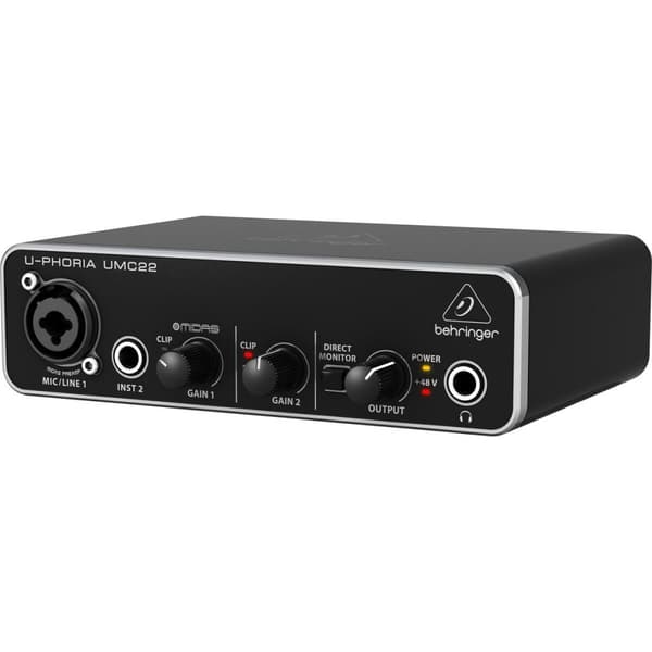 Audio käyttöliittymä Behringer UMC22