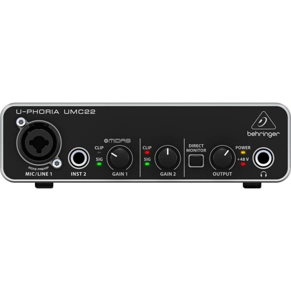 Audio käyttöliittymä Behringer UMC22
