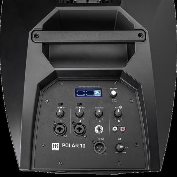 Komplett kolumn PA-system Bluetooth Mono Amplified Kit med kåpor - HK Audio SHL POLAR10