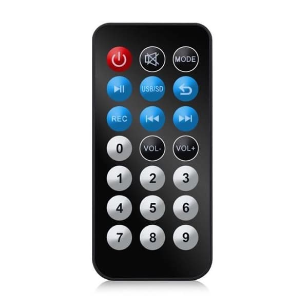 IBIZA PORT8VHF-BT - Autonom bärbar högtalare 8''/20 cm med USB-MP3, Bluetooth, 1 VHF-mikrofon &amp; 1 trådbunden mikrofon