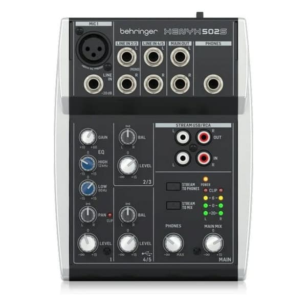tabel Behringer XENYX 502S