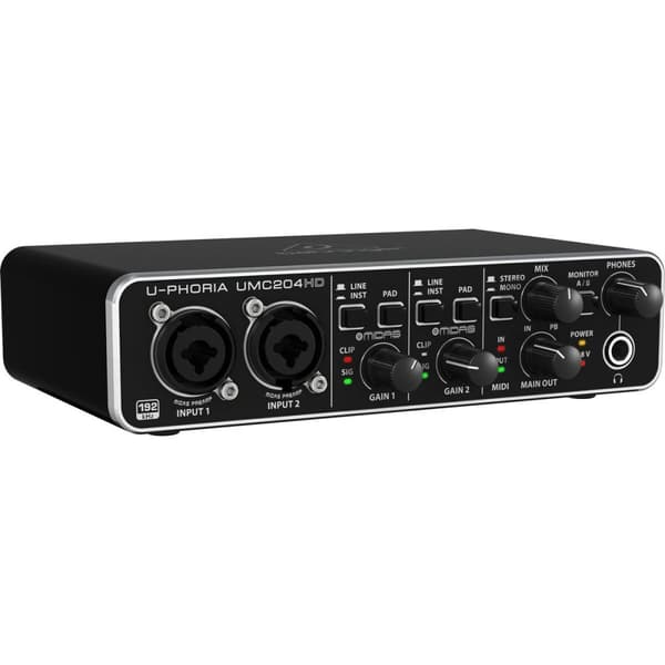 Audio käyttöliittymä Behringer UMC204HD