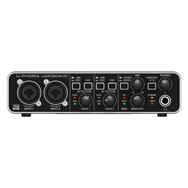 Audio käyttöliittymä Behringer UMC204HD