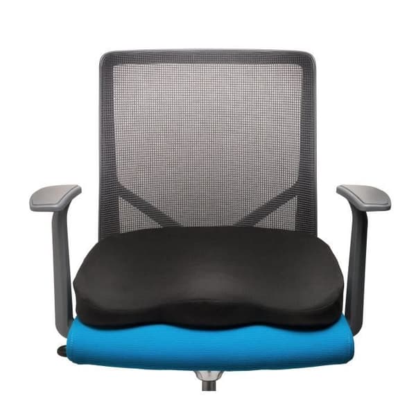 Kensington K55805WW, Stolsdyna, Memory foam, Stol, Svart, Rektangel, 444 mm
