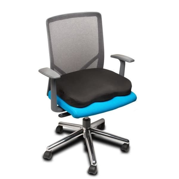 Kensington K55805WW, Stolsdyna, Memory foam, Stol, Svart, Rektangel, 444 mm