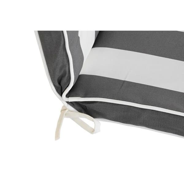 Stolsdyna - DKD Home Decor - Randig - Vattentålig - Polyester - Rektangulär