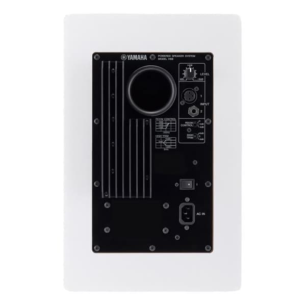 YAMAHA HS8 White Edition - Förstärkt studiohögtalare - Högpresterande 120W dubbelförstärkning - Frekvenser 38Hz - 30kHz