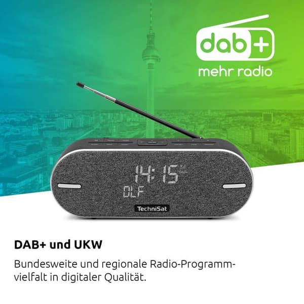 Högtalare - retur Technisat - DIGITRADIO BT 2 - (Schwarz, Dab, UKW, Bluetooth)