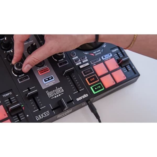 HERCULES DJ CONTROL INPULSE 200 MK2 - Idealisk DJ-kontroller för att lära sig mixa - Programvara och tutorials ingår