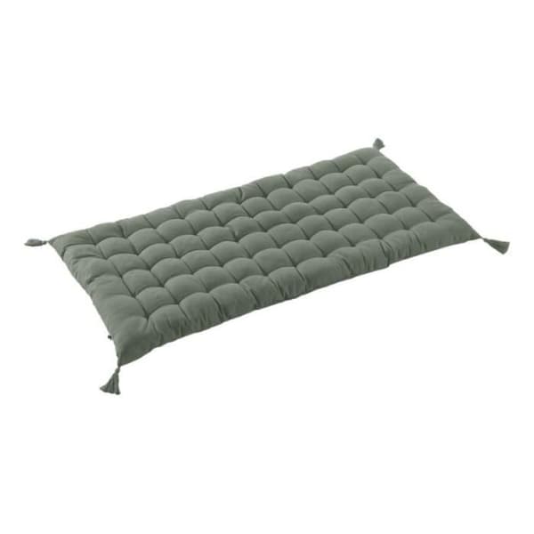 Solsäng med vattenavvisande pomponger - Anti-UV Utomhus "Kala" i Bomull 60 x 120 cm l'Effet Papillon - Kala Romarin