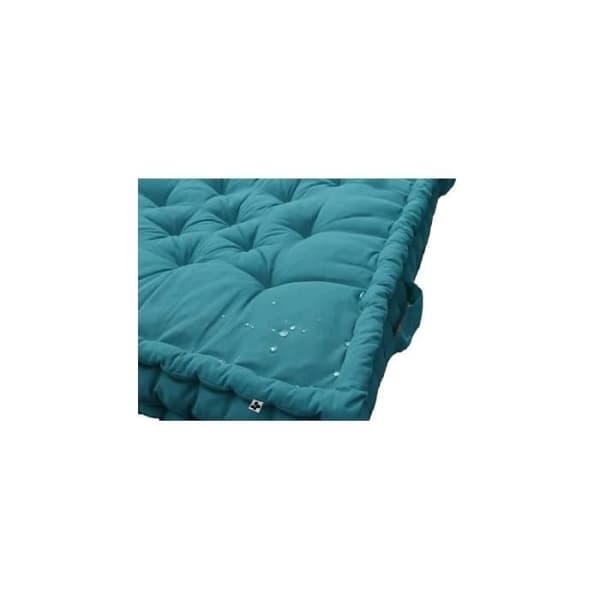 Utomhusgolvmadrass av vattenavvisande material - Anti-UV "Kala" i bomull 50 x 50 x 10 cm l'Effet Papillon - Kala Paon