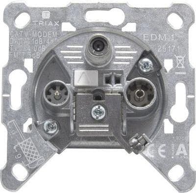 TRIAX EDM 1 tredobbelt fatning F-fatning 306270 (306270)