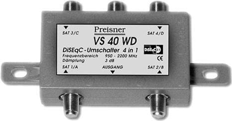 Televes VS40WD Cable Combiner Grå Kabeldeler eller Combiner (VS40WD)