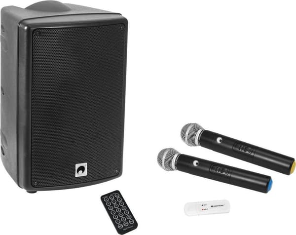 Omnitronic WAMS-08BT MK2 - 2-vejs - Korridor - Vægmonteres - Sort - 40 W - 60 W - 90 dB (20000635)