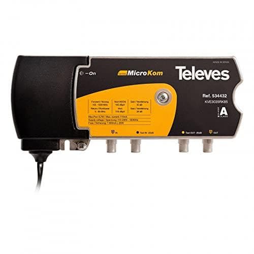 Televes BK vahvistin KVE3035RK85 30/35dB RK 5-85MHz 28dB 1 (KVE3035RK85)