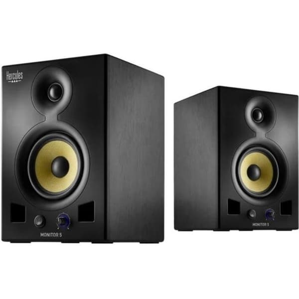 HERCULES MONITOR 5 - Par aktiv monitorelement - 2 x 80 Watt - Högtalare 5''