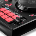 Miniatyrbild 3 av 6: HERCULES DJ CONTROL INPULSE 300 MK2 - USB DJ-kontroller - 2 kanaler - 16 pads - Programvara och handledningar - Inbyggt ljudkort