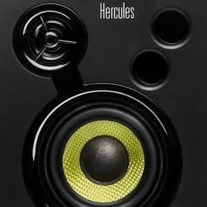 HERCULES DJMONITOR 32 - Aktiva övervakningshögtalare - 2 x 15W RMS - 3" Woofer - Stereoeffekt - Svart