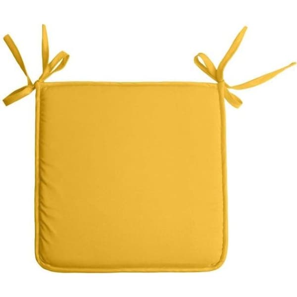 Stolsits - HEMMA MAISON - Gul - 38 x 38 cm - Enfärgad - Optimal Komfort