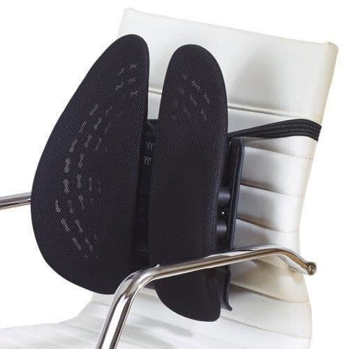 Kensington SmartFit® Adaptive Cushion, svart, 438 mm, 140 mm, 408 mm, 2 kg, 46 mm