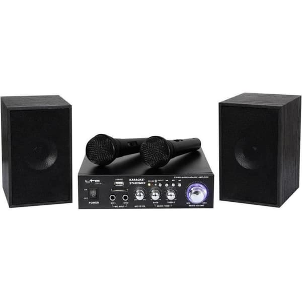 LTC KARAOKE-STAR2MKII - 2 X 50w karaoke set med USB/SD och Bluetooth