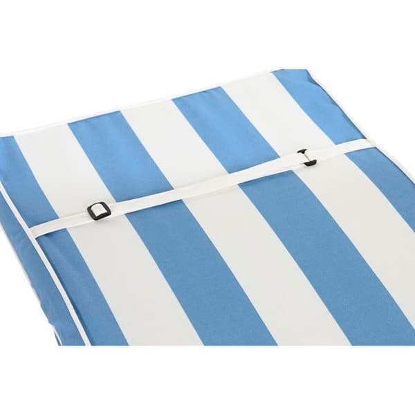 Stolsdyna - DKD Home Decor - Randig - Vattentålig - Polyester - Rektangulär