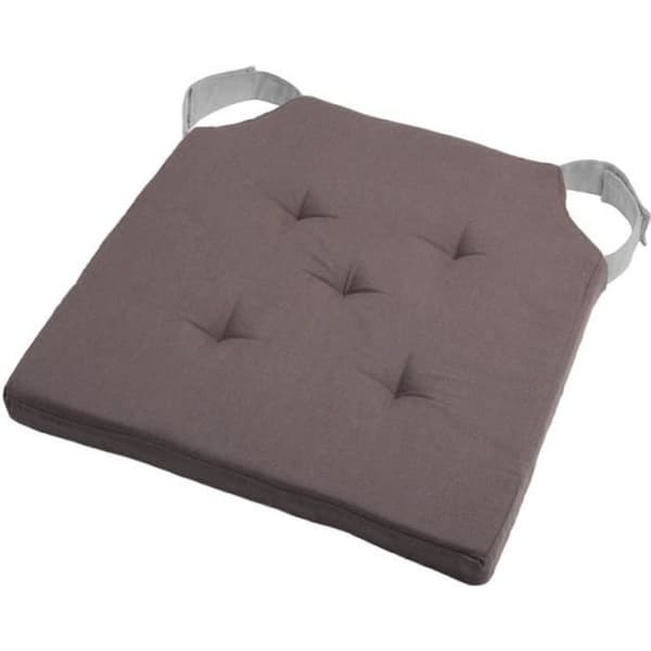 Stolskydd - Duo - Grå - 38x38 cm - 100% bomull - Inomhus