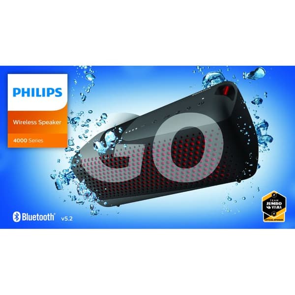 Philips TAS4807B trådlös högtalare Svart
