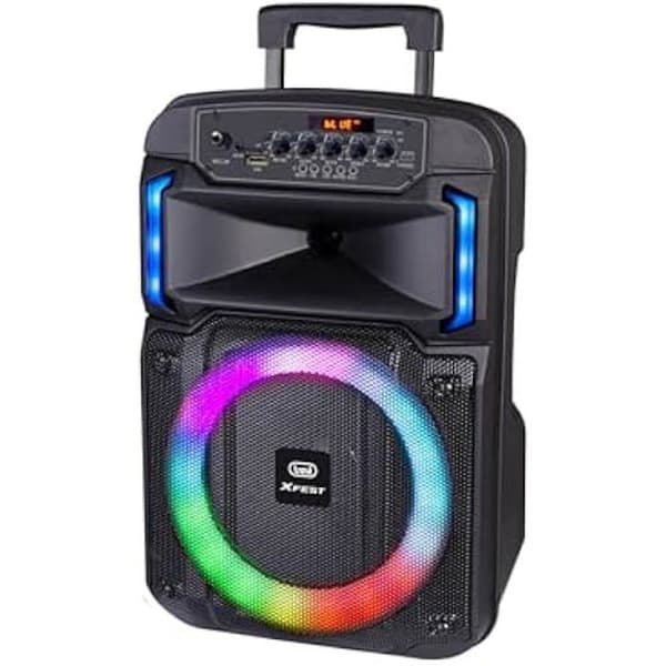 XF 370 Radiohögtalare - TREVI - Bluetooth, USB, micro SD, AUX-IN - 25 W - Svart Svart