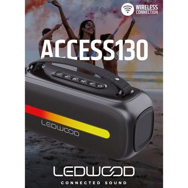 ENCEINTE LD-ACC130-BT-BLK + MICRO LEDWOOD