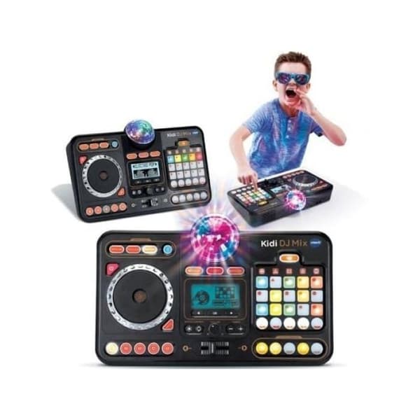 VTech Kidi DJ Mix mixer med Bluetooth, mikrofon, DJ-ljus och anpassade effekter