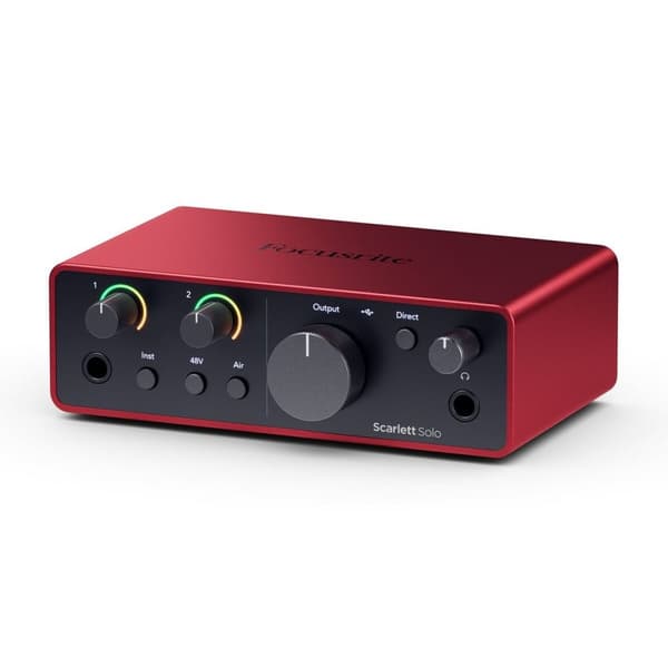 Lyd-interface Focusrite SCARLETT SOLO USB-C 4TH GEN