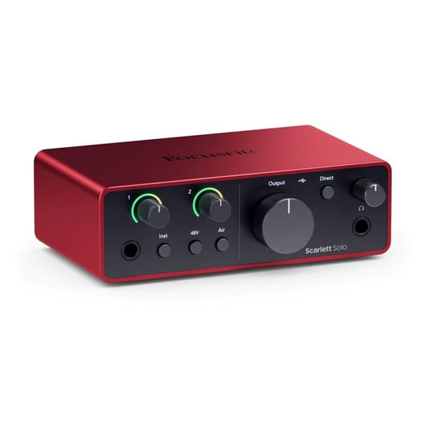 Lyd-interface Focusrite SCARLETT SOLO USB-C 4TH GEN