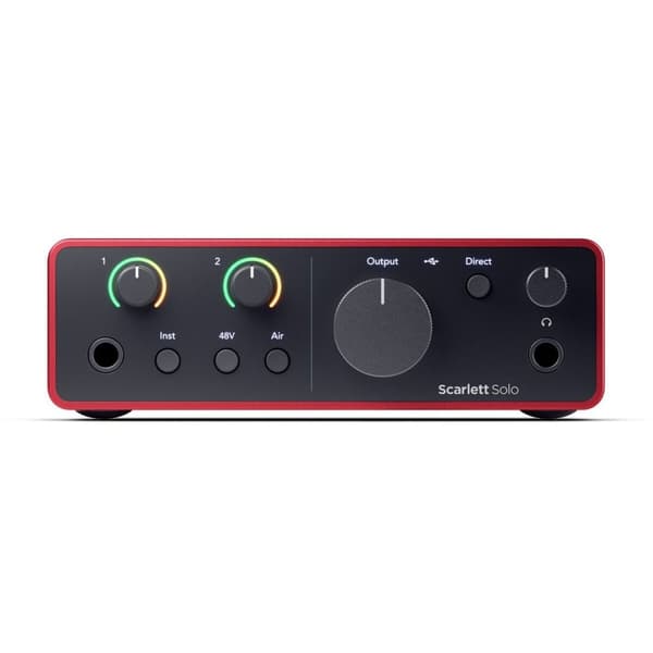Lyd-interface Focusrite SCARLETT SOLO USB-C 4TH GEN