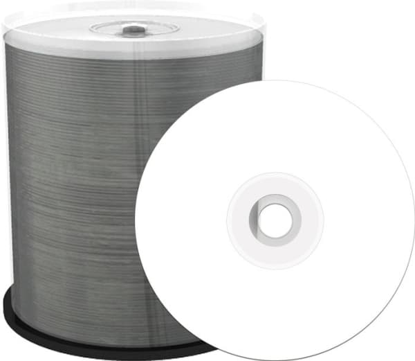 MediaRange Professional Line - 100 x DVD-R - 4.7 GB 16x - hvit - blekkstråleskrivbar overflate - spindel