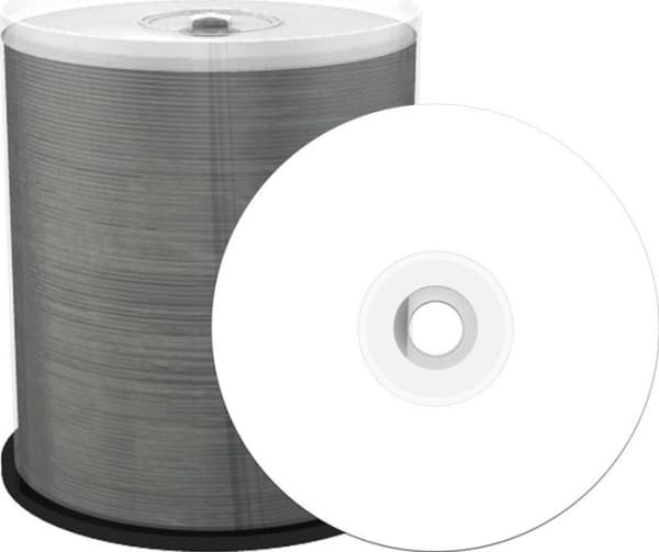 MediaRange Professional Line - 100 x DVD-R - 4.7 GB 16x - hvit - blekkstråleskrivbar overflate - spindel
