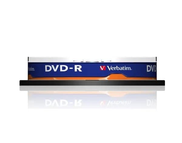 Verbatim - 10 x DVD-R - 4.7 GB 16x - matt silver - spindel