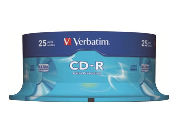 Verbatim CD-R Extra Protection - 25 x CD-R - 700 MB 52x - spindel