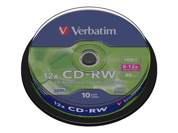 Verbatim DataLifePlus - 10 x CD-RW - 700 MB 8x - 12x