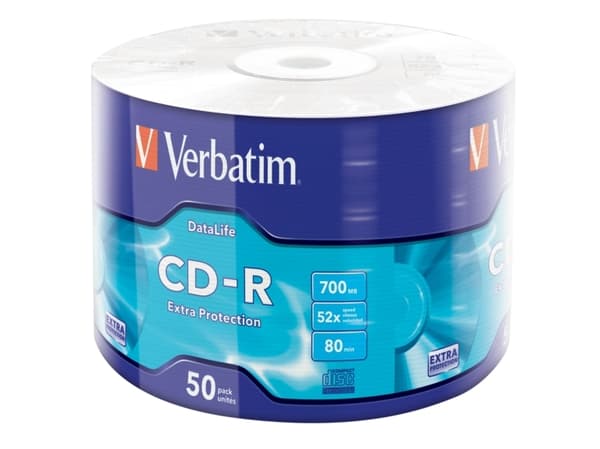 Verbatim DataLife Extra Protection - 50 x CD-R - 700 MB (80 min) 52x - spindle