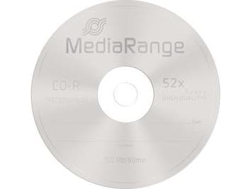 MediaRange - 10 x CD-R - 700 MB (80min) 52x - tunt CD-fodral