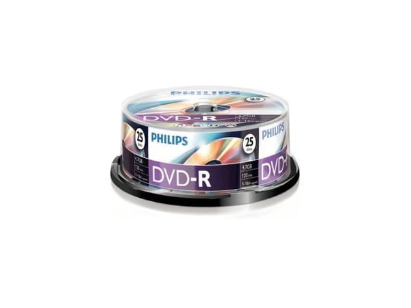 Philips DM4S6B25F - 25 x DVD-R - 4.7 GB (120 min) 16x - spindel