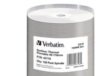 Verbatim - 100 x CD-R - 700 MB 52x - bred utskrivbar yta, återskrivbar yta - spindel