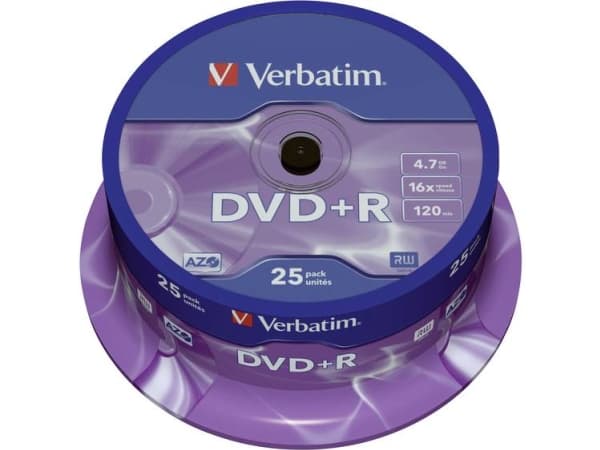 Verbatim DataLifePlus - 25 x DVD+R - 4.7 GB 16x - spindel