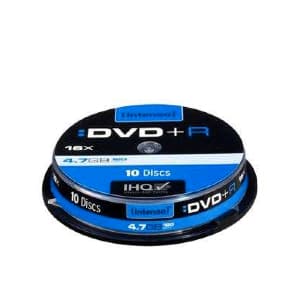 Intenso - 10 x DVD+R - 4.7 GB 16x - smalt cover